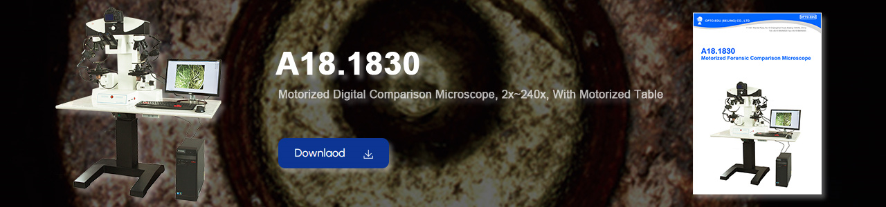 A18.1830 Motorized Digital Comparison Microscope, 2x~240x, With Motorized Table