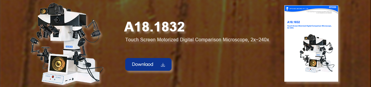 Touch Screen Motorized Digital Comparison Microscope, 2x~240x