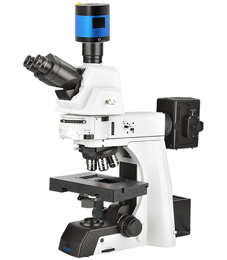 M13.5820 Motorized Metallurgical Microscope, BF+DF+PL, Semi-APO, DIC, XYZ & Nosepiece Motorized