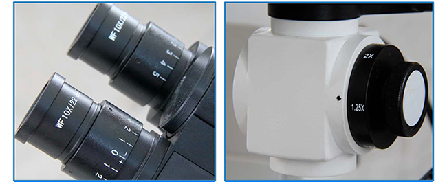 A18.1825 Comparison Microscope, Step Zoom, 3.2~192x
