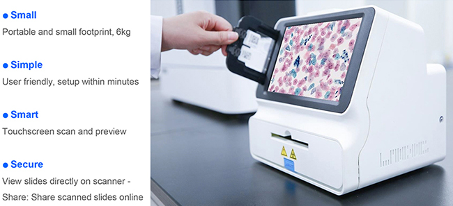 M30.5832 Mini Full Auto Microscope Slide Scanner, 2 Slides