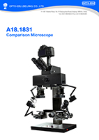 A18.1831 Comparison Microscope, Step Zoom, 3.2~288x