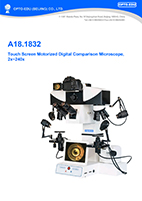 A18.1832 Touch Screen Motorized Digital Comparison Microscope, 2x~240x