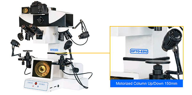 A18.1832 Touch Screen Motorized Digital Comparison Microscope, 2x~240x