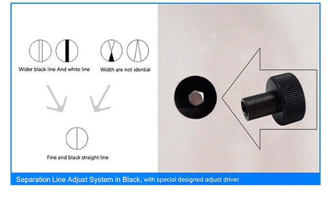 A18.1825-LCD LCD Comparison Microscope, Step Zoom, 3.2~230x