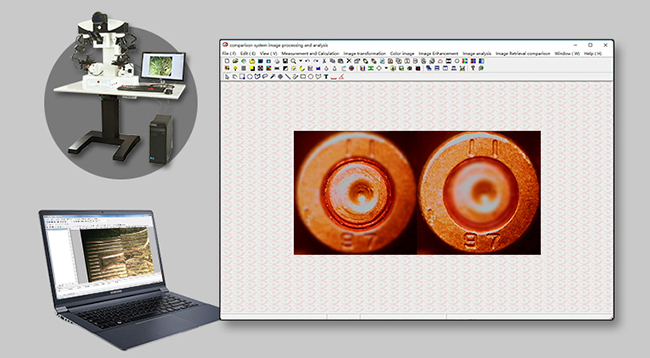 A18.1830 Motorized Digital Comparison Microscope, 2x~240x, With Motorized Table