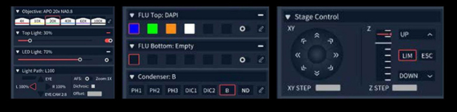 A64.1010 Laser Confocal Microscope, Full Auto, APO, BF+PH+PL+FL+DIC+Hoffman