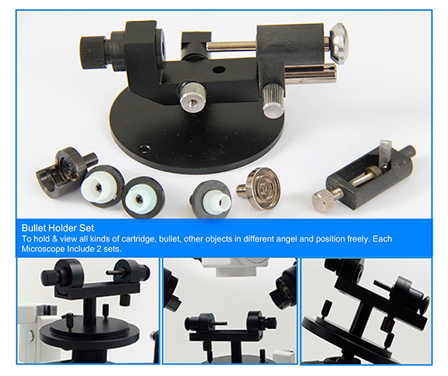 A18.1825-LCD LCD Comparison Microscope, Step Zoom, 3.2~230x