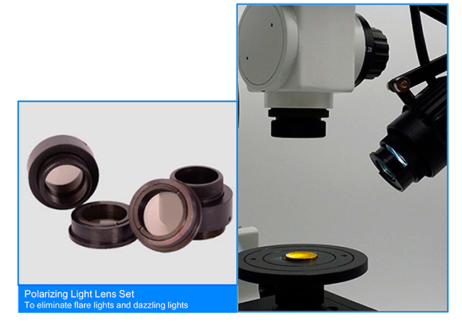 A18.1825-LCD LCD Comparison Microscope, Step Zoom, 3.2~230x