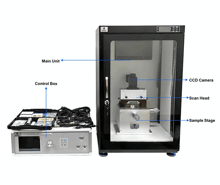 AFM preparation is usually about mechanical stability, surface cleanliness