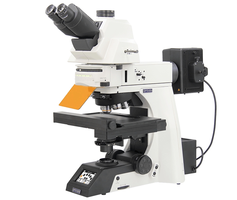 The OPTOEDU A16.1095 upright platform is better suited to fixed slides and prepared specimens
