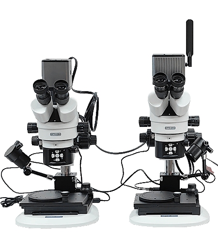 The OPTOEDU A18.4903 digital stereo comparison microscope