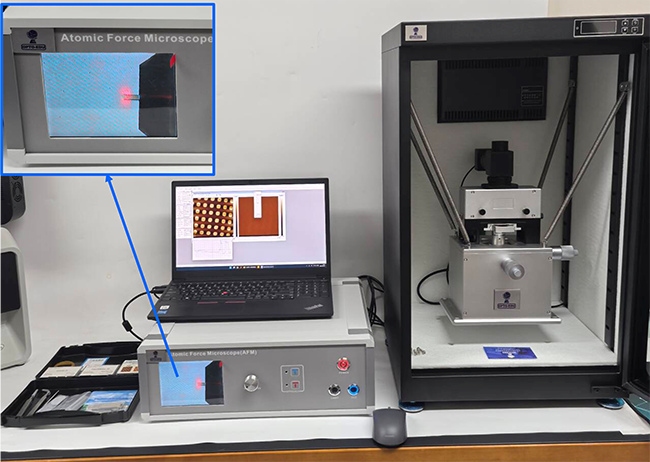 Optical and atomic force microscope integrated for coordinated two-dimensional observation and three-dimensional surface measurement