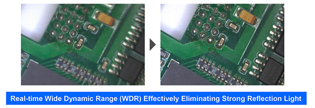 Uneven surface inspection detail captured for microscope analysis